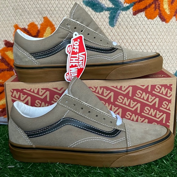 Vans Shoes - Vans Old School Gum Timber Wolf/Black WMNS sneakers
